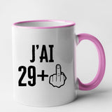 Mug J'ai 30 ans 29 + 1 Rose