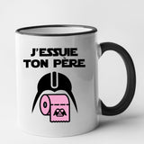 Mug J'essuie ton père Noir