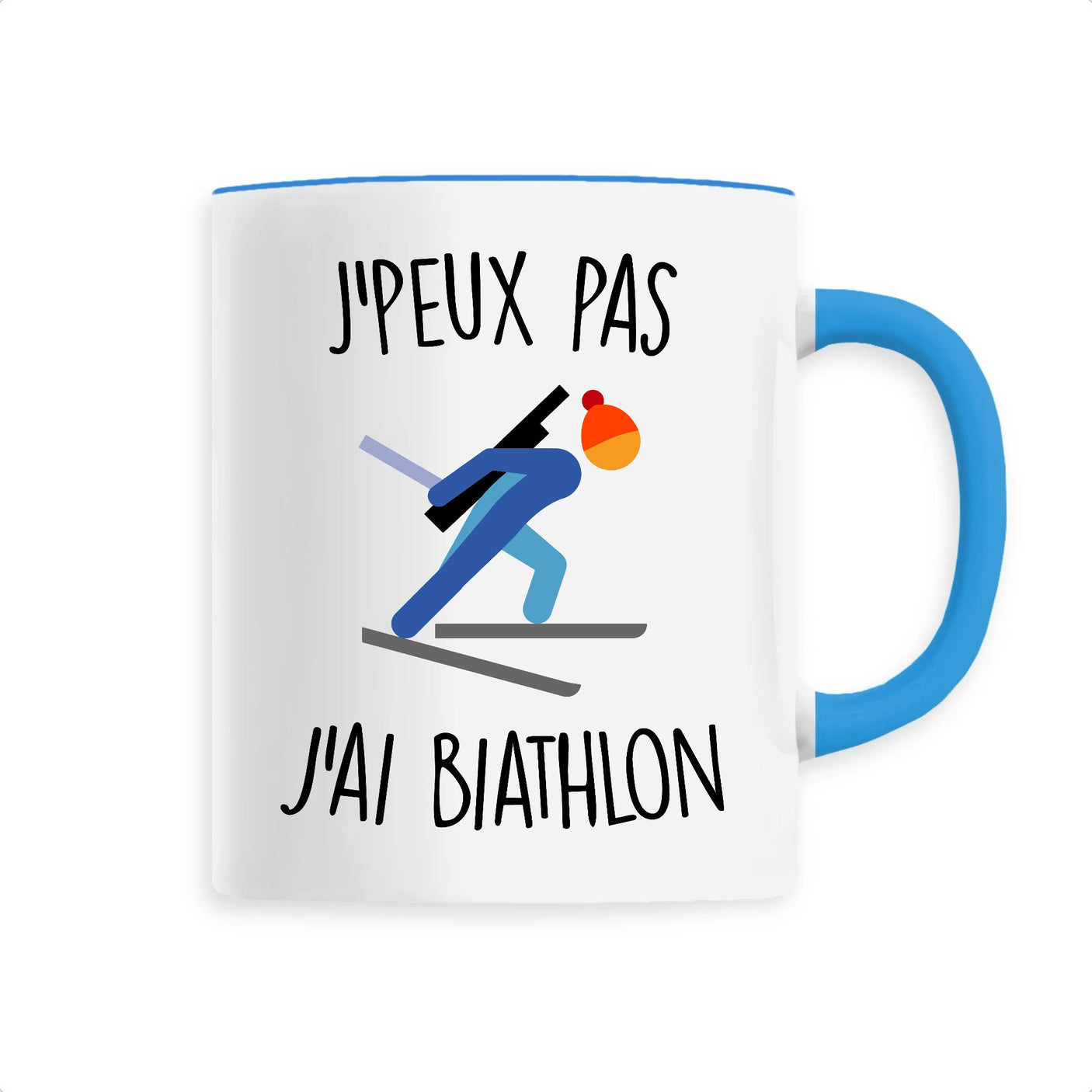 Mug J'peux pas j'ai biathlon 