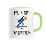 Mug J'peux pas j'ai biathlon 