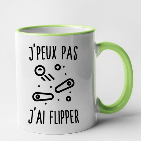 Mug J'peux pas j'ai flipper Vert