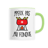 Mug J'peux pas j'ai fondue 