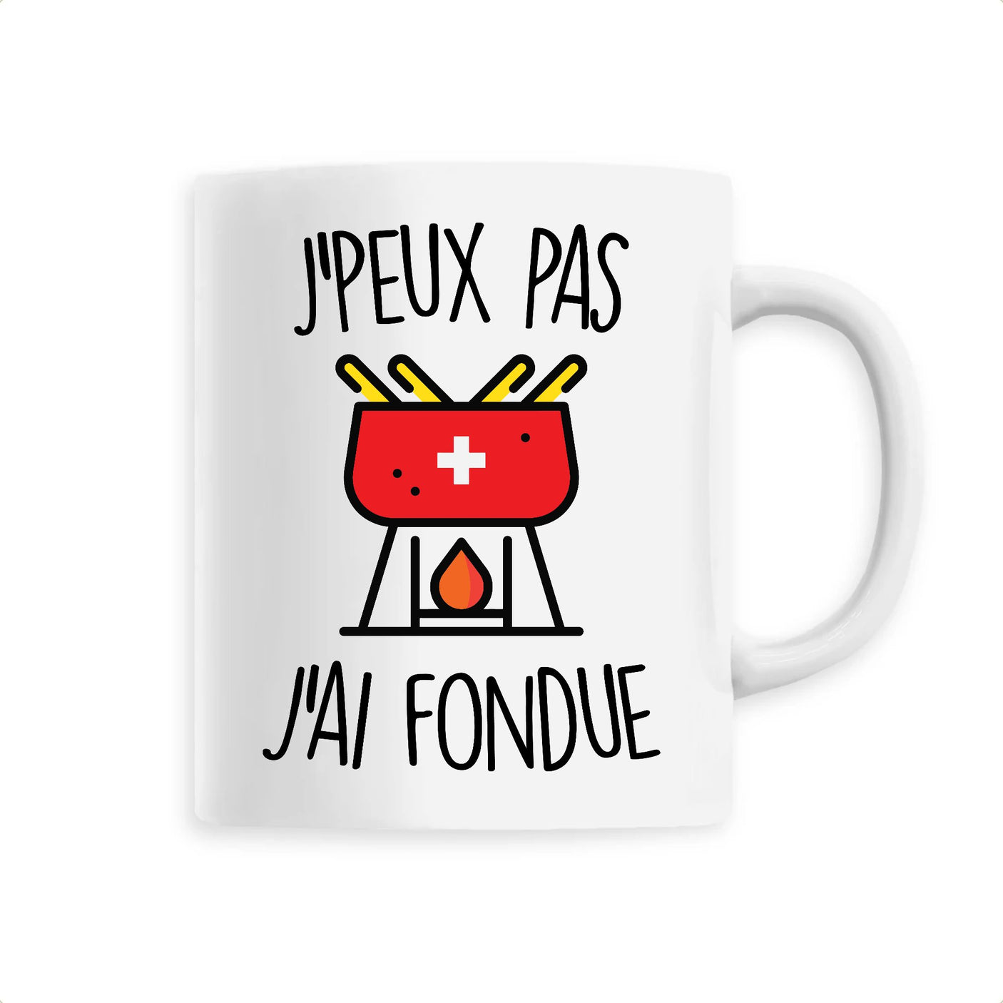 Mug J'peux pas j'ai fondue 