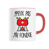 Mug J'peux pas j'ai fondue 