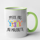 Mug J'peux pas j'ai majorette Vert