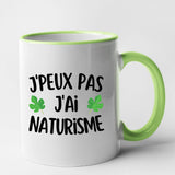 Mug J'peux pas j'ai naturisme Vert