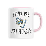 Mug J'peux pas j'ai plongée 