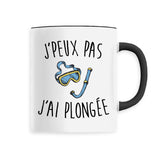 Mug J'peux pas j'ai plongée 