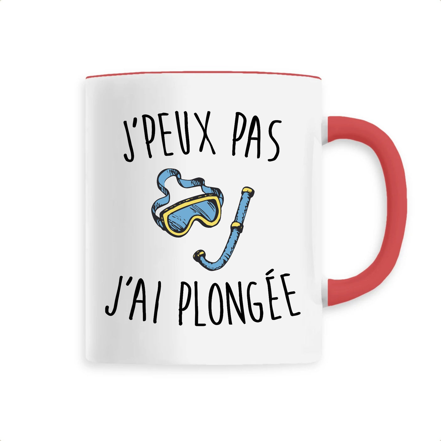 Mug J'peux pas j'ai plongée 