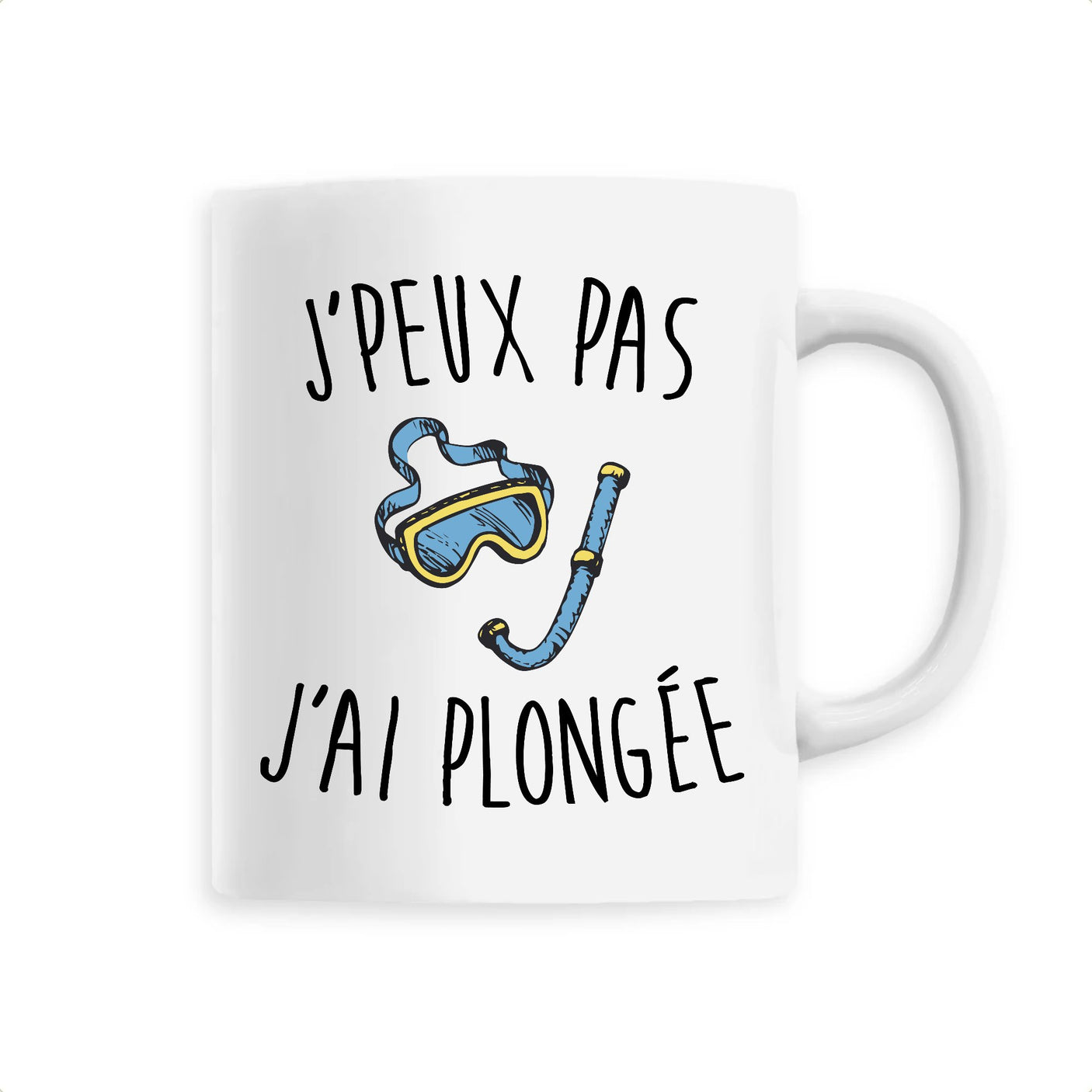 Mug J'peux pas j'ai plongée 