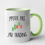 Mug J'peux pas j'ai trading Vert