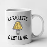 Mug La raclette c'est la vie Blanc