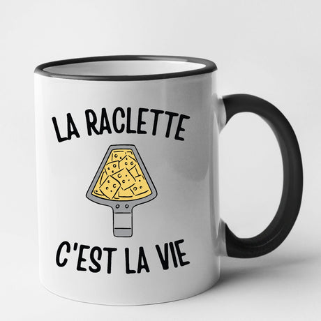Mug La raclette c'est la vie Noir