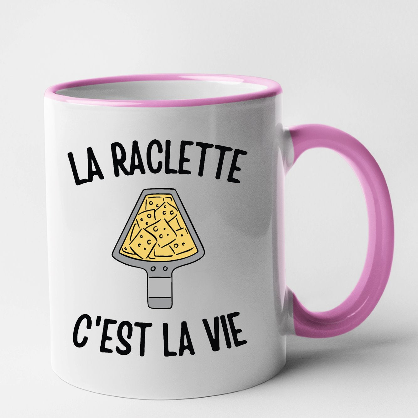 Mug La raclette c'est la vie Rose