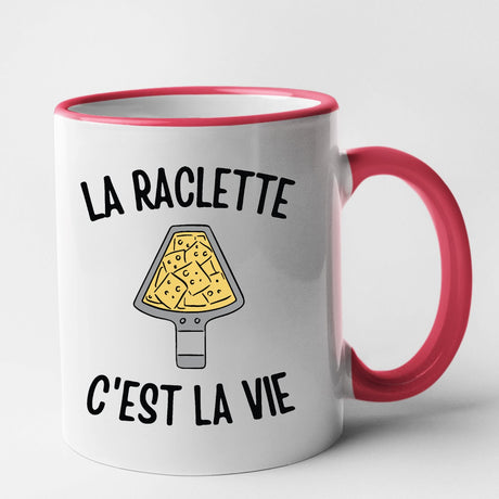 Mug La raclette c'est la vie Rouge