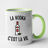 Mug La vodka c'est la vie Vert