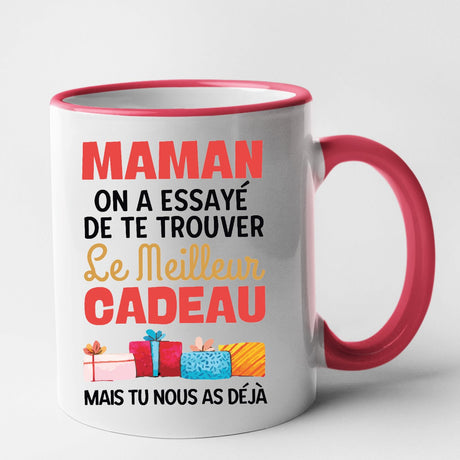 Mug Le meilleur cadeau pour maman Rouge
