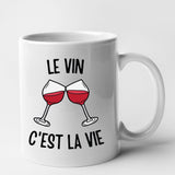 Mug Le vin c'est la vie Blanc