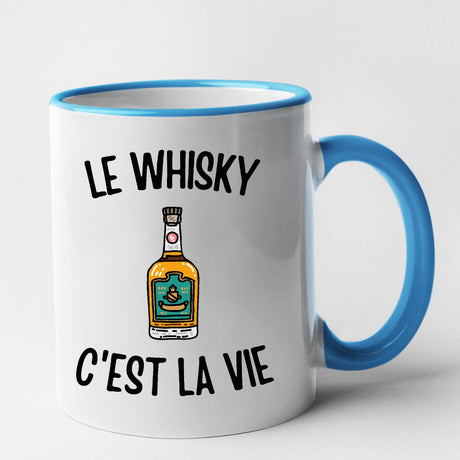 Mug Le whisky c'est la vie Bleu