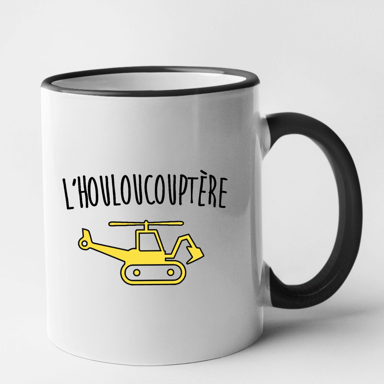 Mug L'houloucoptère Noir