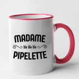 Mug Madame pipelette Rouge