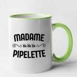 Mug Madame pipelette Vert