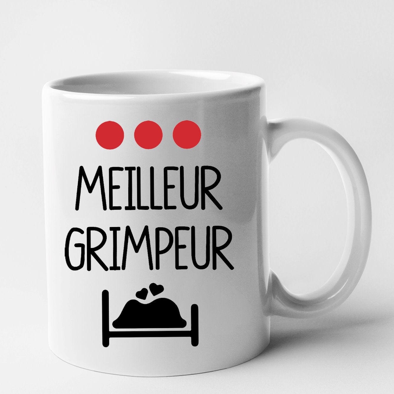 Mug Meilleur grimpeur Blanc