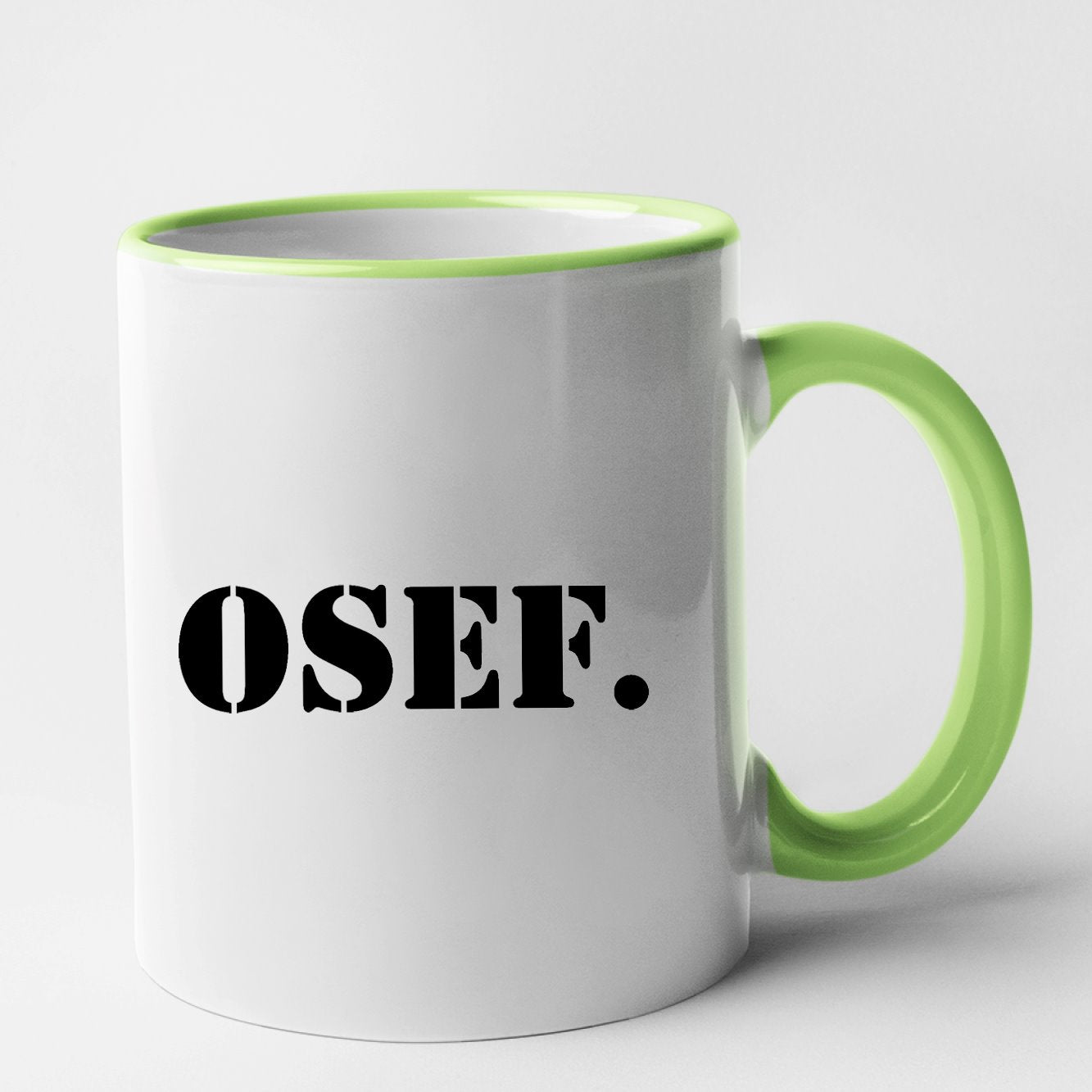 Mug OSEF On s'en fout Vert