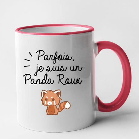 Mug Panda roux Rouge