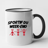Mug Sportif du week-end Noir