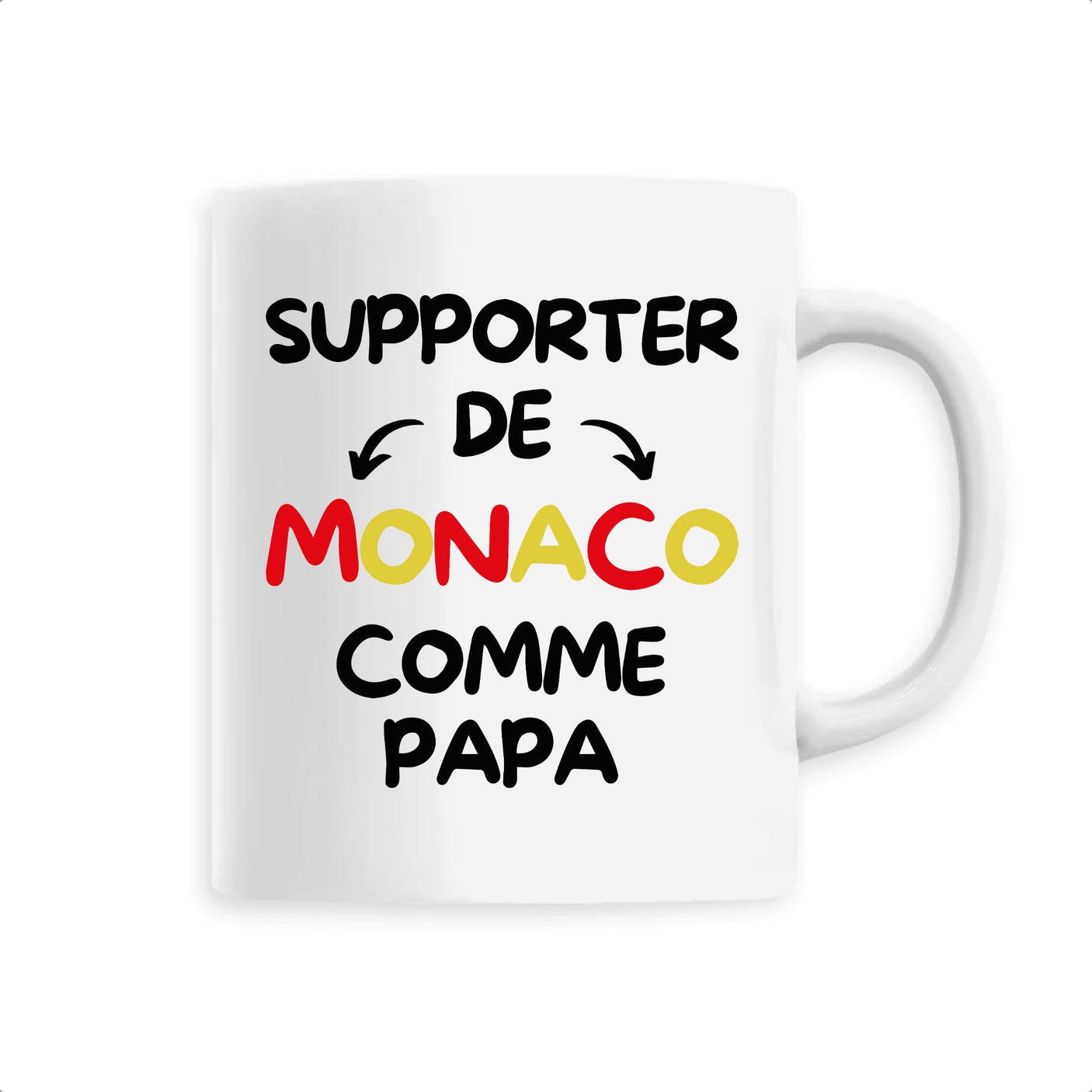 Mug Supporter de Monaco comme papa 