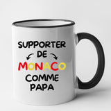 Mug Supporter de Monaco comme papa Noir