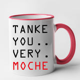 Mug Tanke you very moche Rouge