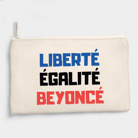 Pochette Liberté égalité Beyoncé Beige