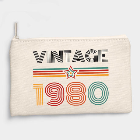 Pochette Vintage année 1980 Beige