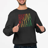 Sweat Adulte Hakuna Matata Noir