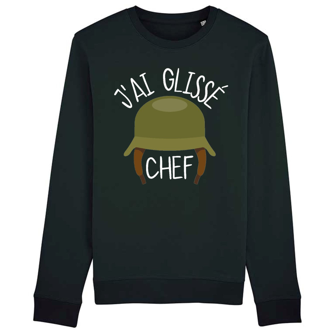 Sweat Adulte J'ai glissé chef 