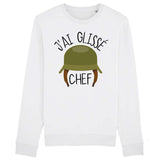 Sweat Adulte J'ai glissé chef 