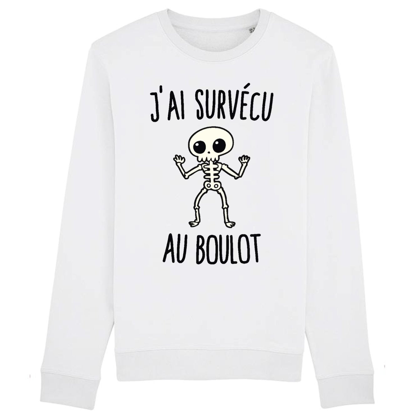 Sweat Adulte J'ai survécu au boulot 