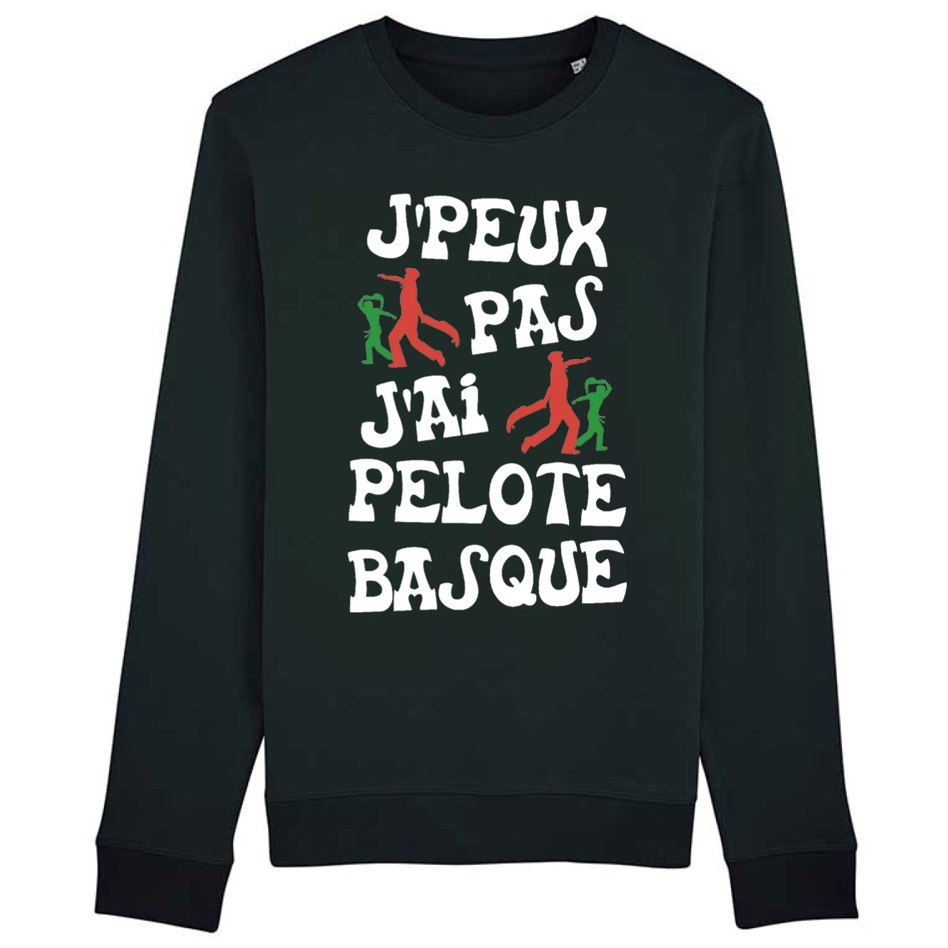 Sweat Adulte J'peux pas j'ai pelote basque 