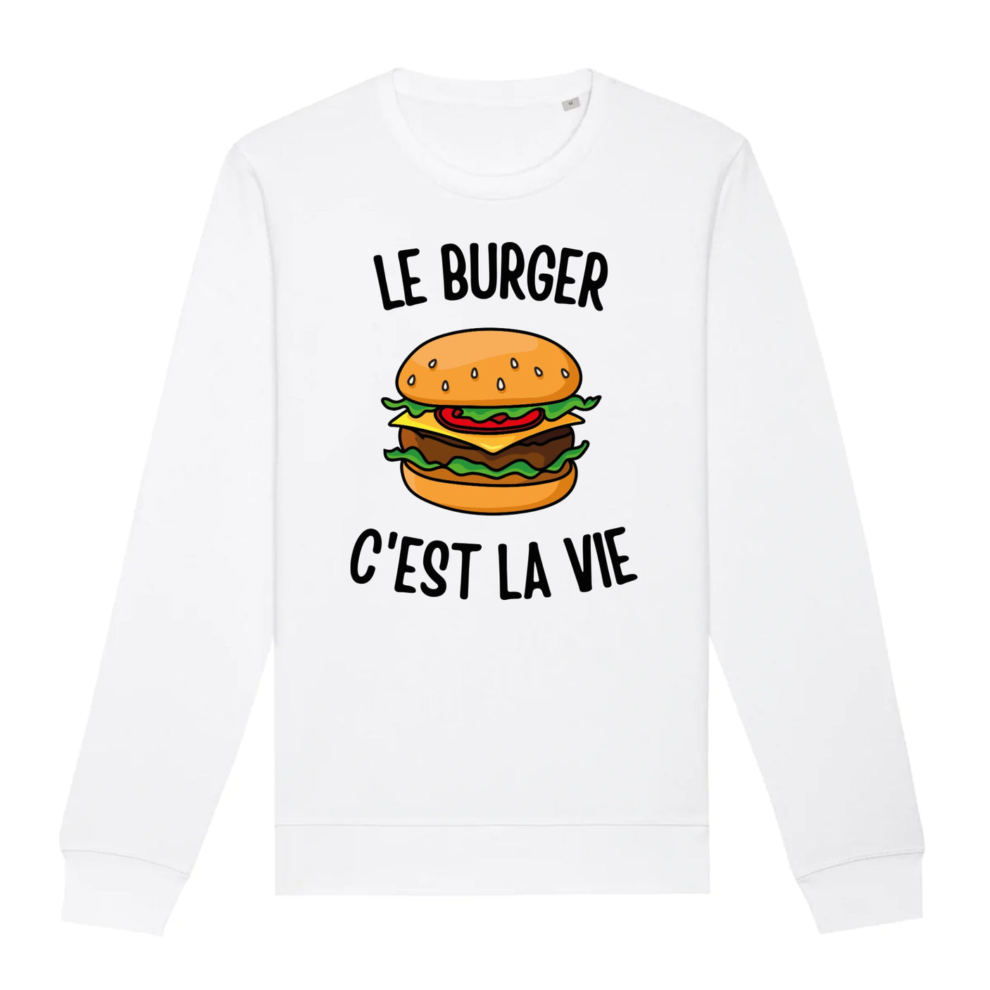 Sweat Adulte Le burger c'est la vie 