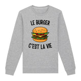 Sweat Adulte Le burger c'est la vie 