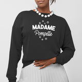 Sweat Adulte Madame pompette Noir