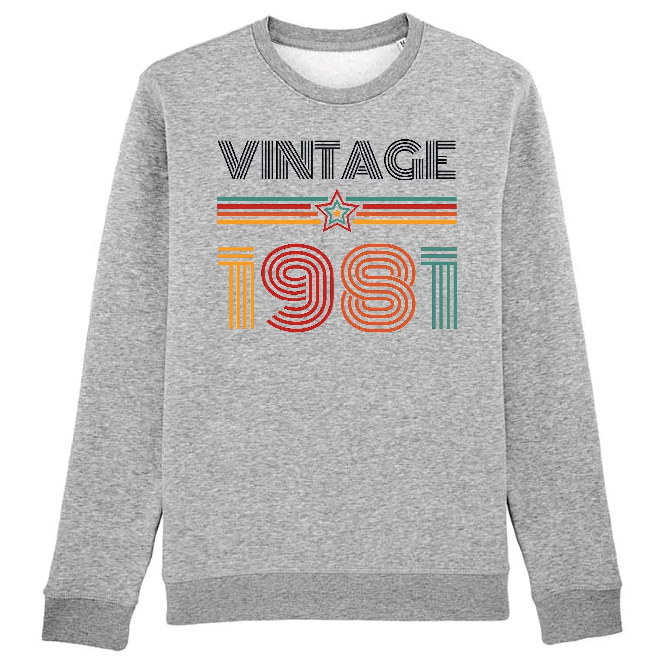 Sweat Adulte Vintage année 1981 
