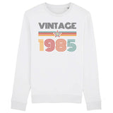 Sweat Adulte Vintage année 1985 