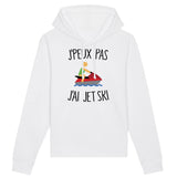 Sweat Capuche Adulte J'peux pas j'ai jet ski 