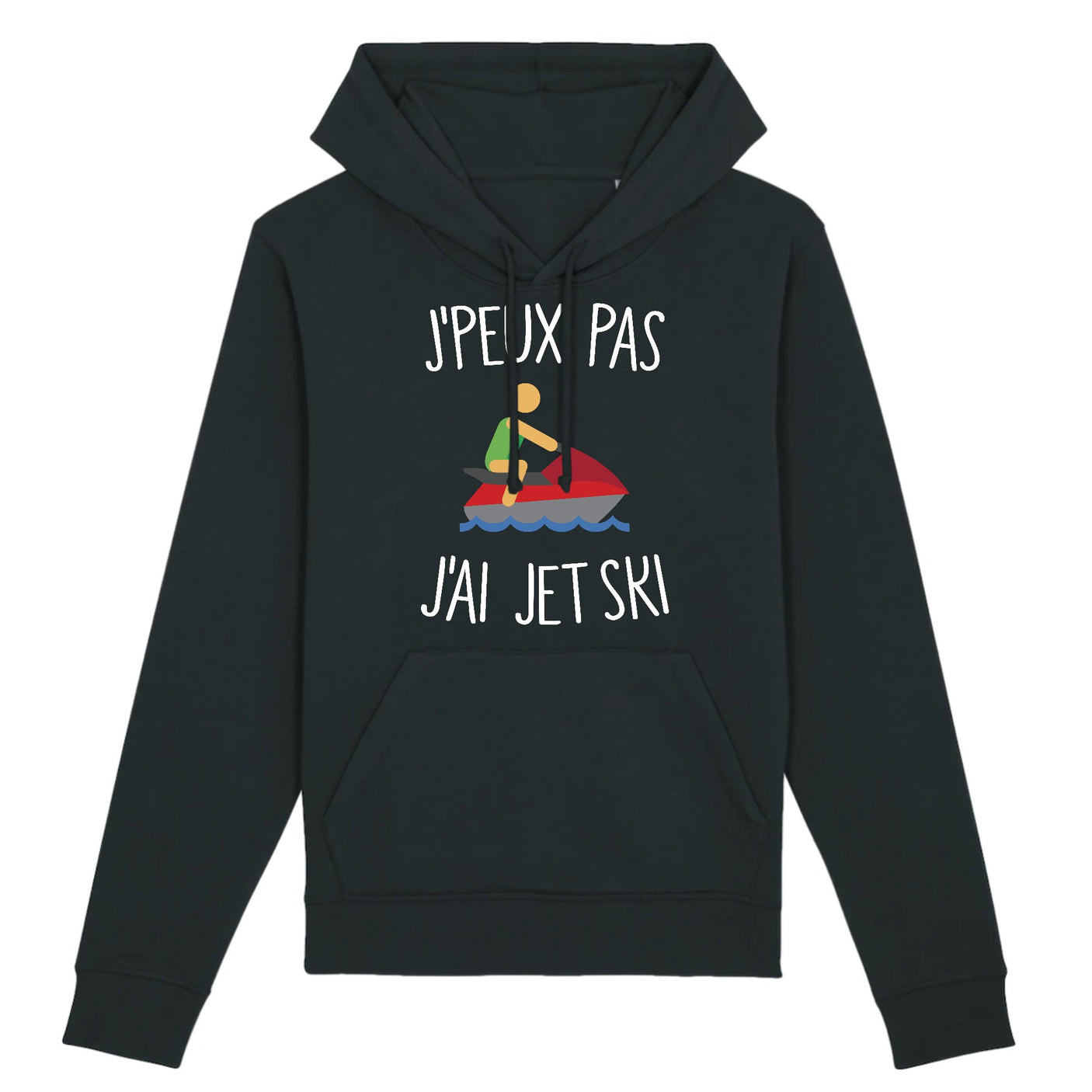 Sweat Capuche Adulte J'peux pas j'ai jet ski 