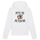 Sweat Capuche Adulte J'peux pas j'ai peinture 