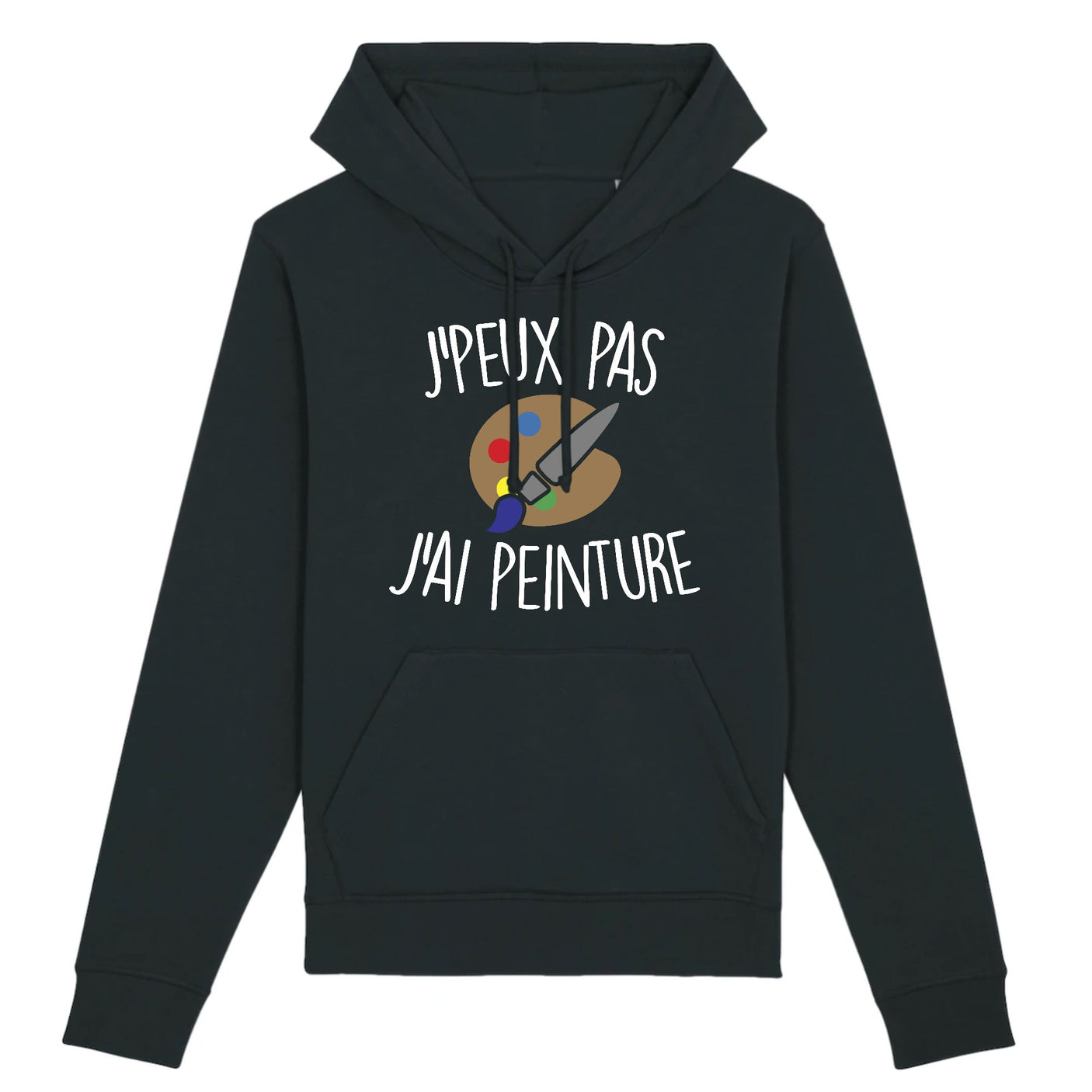 Sweat Capuche Adulte J'peux pas j'ai peinture 