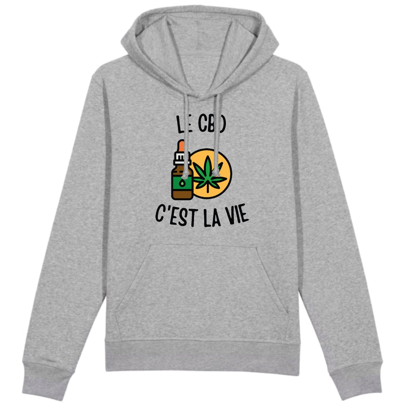 Sweat Capuche Adulte Le CBD c'est la vie 